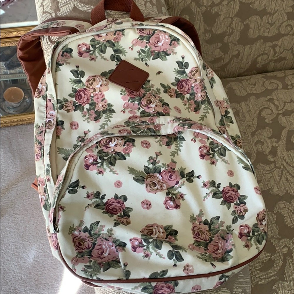 Floral back pack